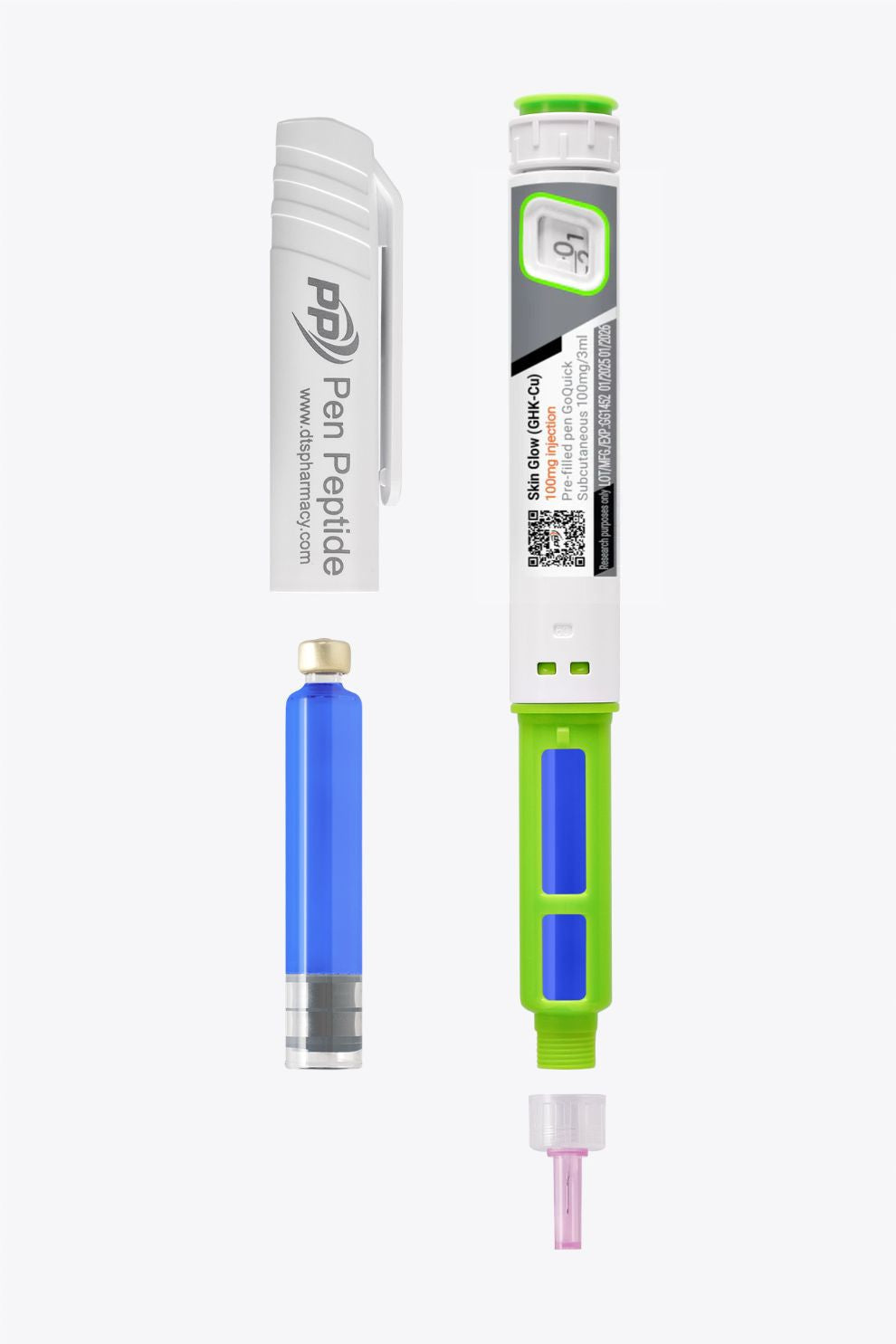 Шприц-ручка Skin Glow GHK-Cu 100 мг / 3 мл бренду Pen Peptide